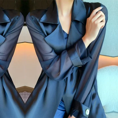 Mid Long Thin Trench Coat - Image 3