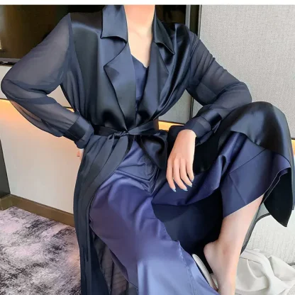 Mid Long Thin Trench Coat - Image 4