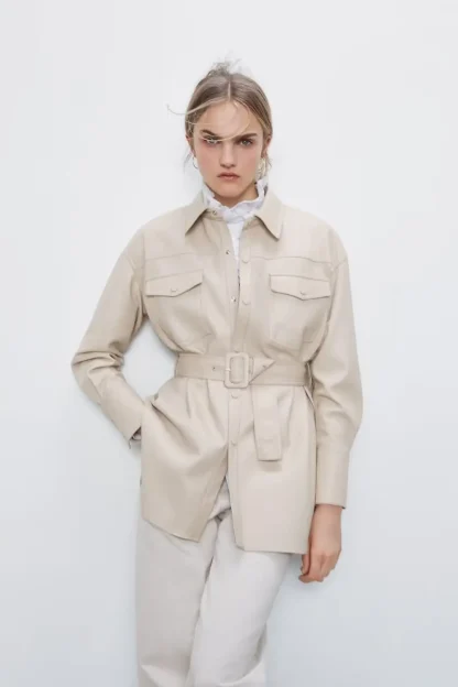 Elegant Sashed Trench Coats