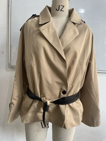 Belted Waist Trench Coats - Image 4