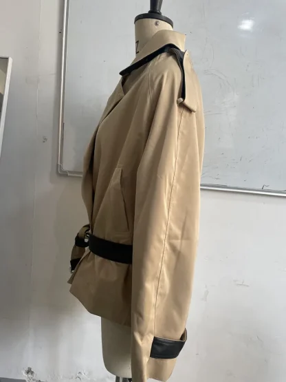 Belted Waist Trench Coats - Image 5
