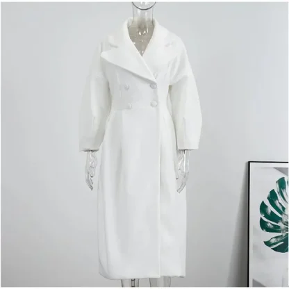 Elegant V-Neck Trench Coats - Image 4