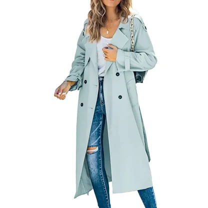 Long Sleeve Trench Coat - Image 3