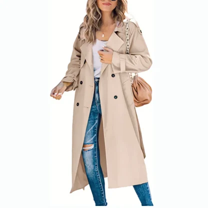 Long Sleeve Trench Coat - Image 4