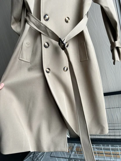 Belted Mid-Length Trench Coat - Image 5