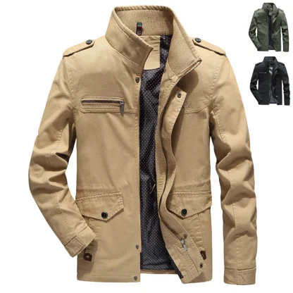 Autumn Outdoor Trench Coat - Image 2