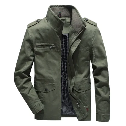 Autumn Outdoor Trench Coat - Image 4