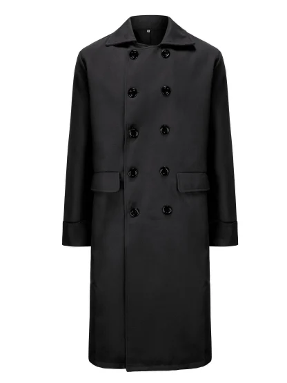 Fashion Slim Fit Trench Coat - Image 2