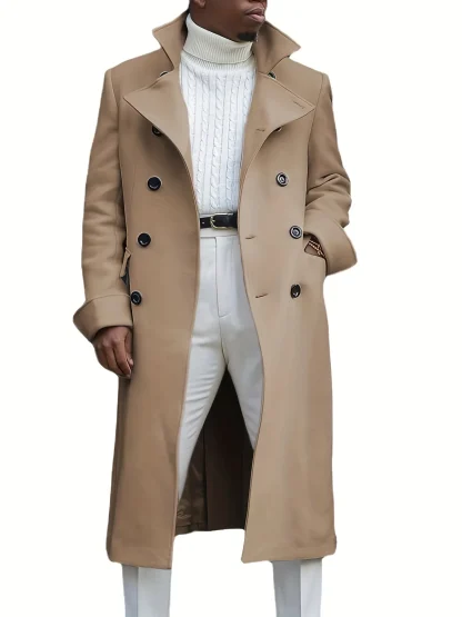 Fashion Slim Fit Trench Coat - Image 4