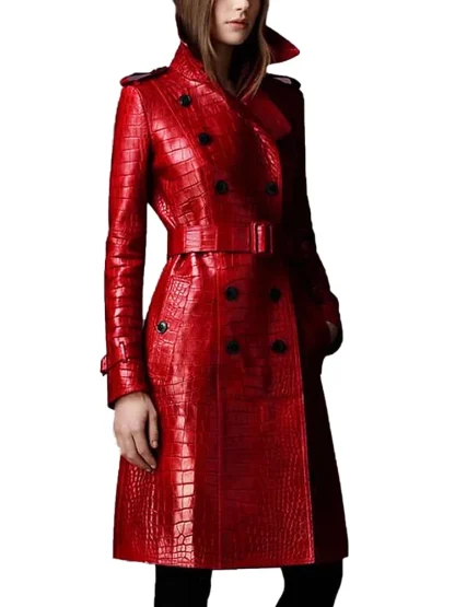 Double Breasted Belt Trench Coat