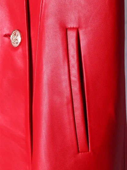 Charm Pleated Maxi Trench Coat - Image 4