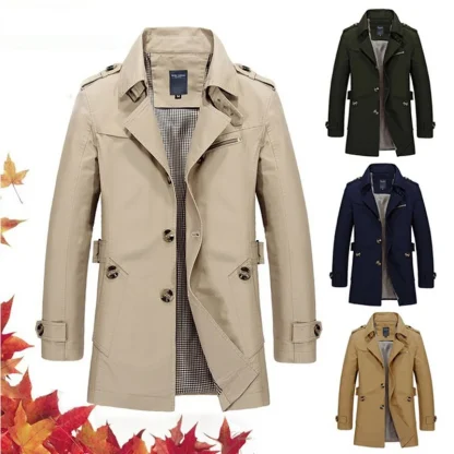 Versatile Casual Trench Coat - Image 2