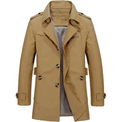 Versatile Casual Trench Coat - Image 6