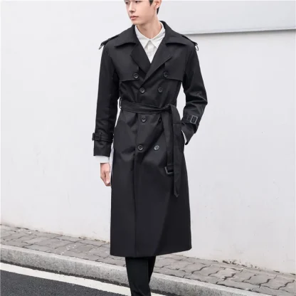 Double Breasted Trench Coat - Image 2
