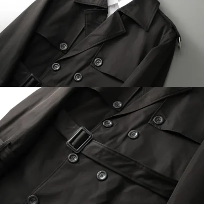 Double Breasted Trench Coat - Image 6