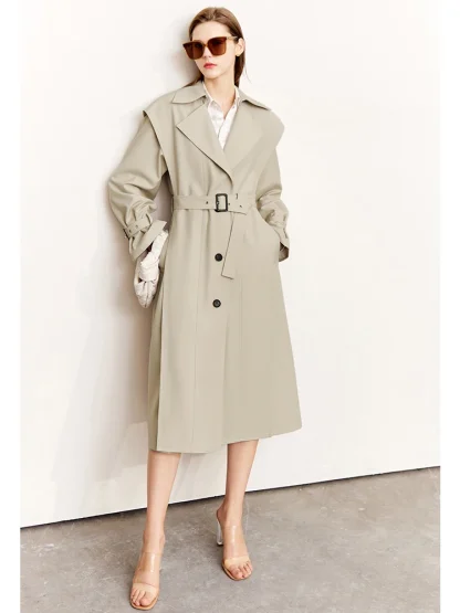 Classic Tailored Trench Coat