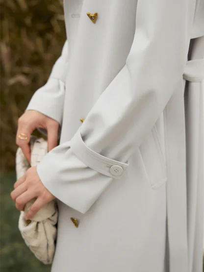 Elegant Belt Loose Trench Coat - Image 5