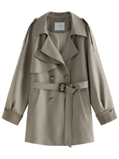 Classic Retro Trench Coat - Image 5