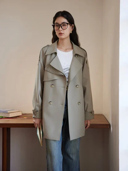Classic Retro Trench Coat