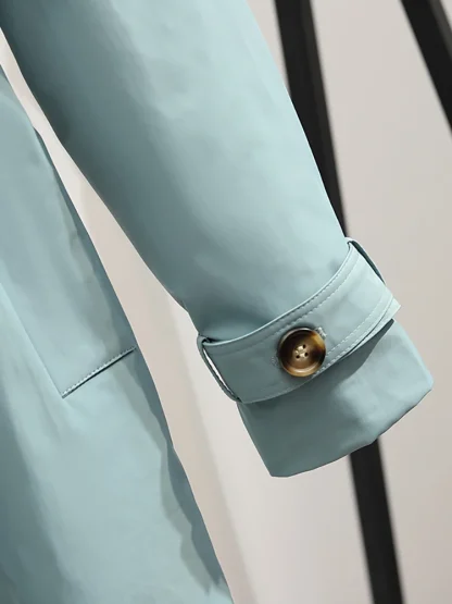 Elegant Chic Belted Trench Coat - Image 5