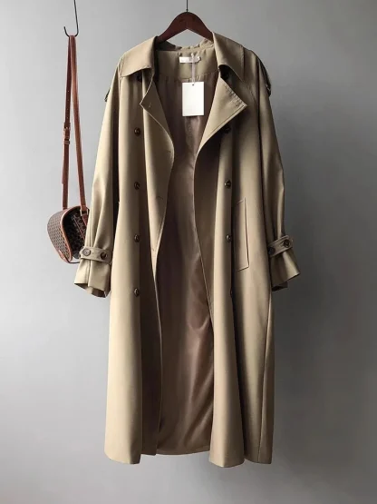 Statement Style Long Trench Coat - Image 3