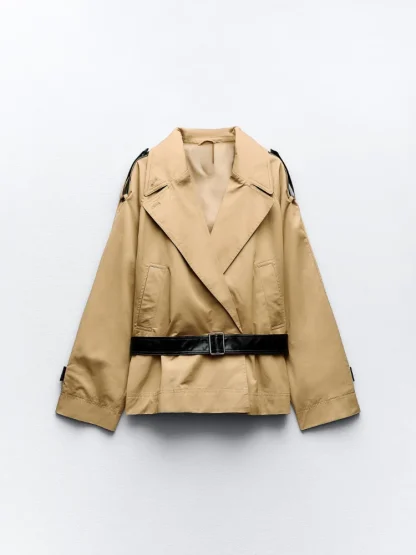 Modern Oversized Trench Coat - Image 2