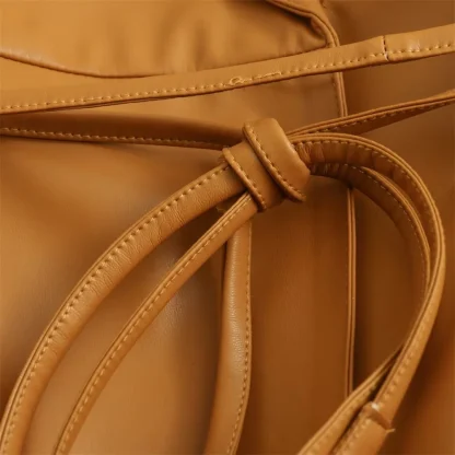 Casual Flip Collar Trench Coat - Image 5