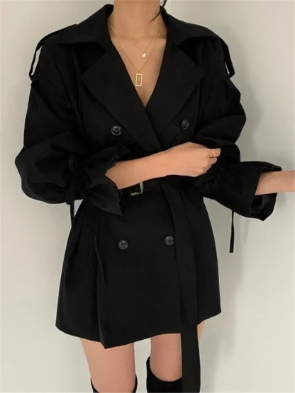 Modern Minimalist Trench Coat