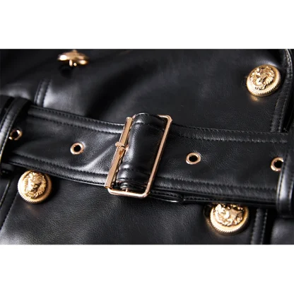Sleek Elegant Trench Coat - Image 4