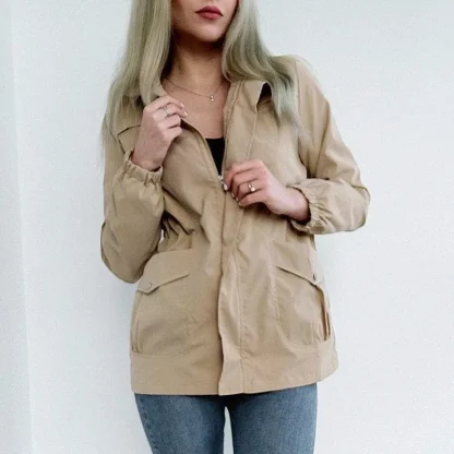 Casual Slim Fit Trench Coat
