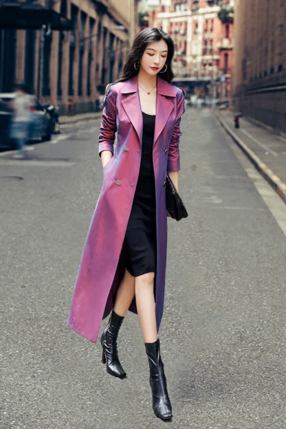 Chic Slim Fit Trench Coat - Image 3