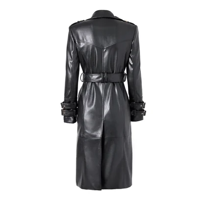 Sleek Elegant Trench Coat - Image 2