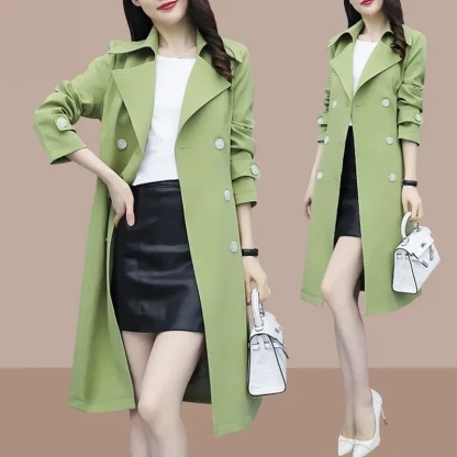 Trendy Windproof Trench Coat - Image 6