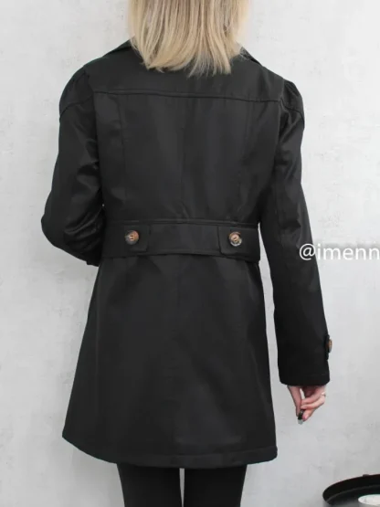 Belted Overcoat Trench Coat - Image 5