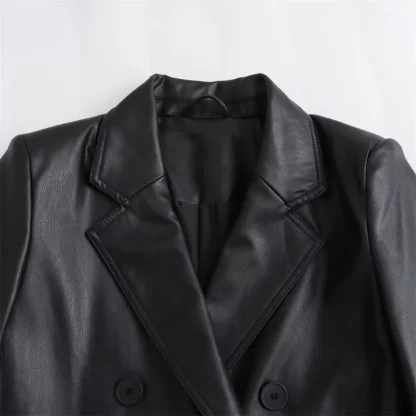 Fashionable Double-Breasted Trench Coat - Image 5