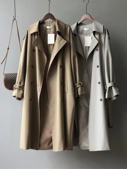 Streetwear-Inspired Windbreaker Trench Coat
