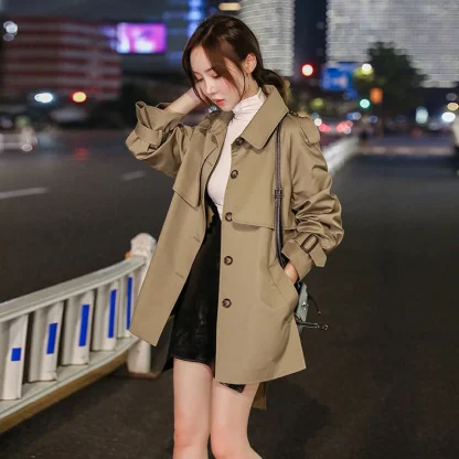 Chic Streetwear Trench Coat