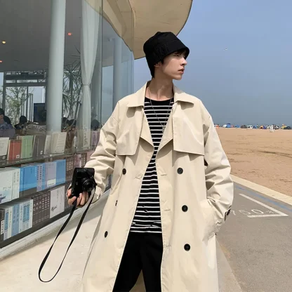 Stylish Windbreaker Loose Trench Coat