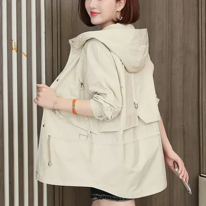 Lightweight Spring Trench Coat - Image 2